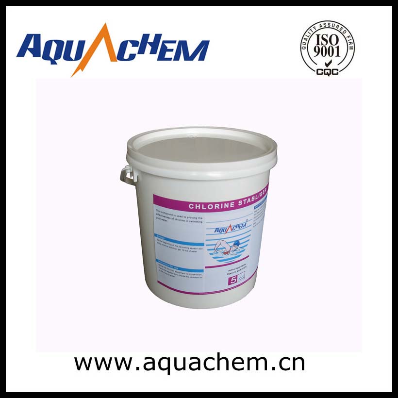 Chlorine Stabilizer -Cyanuric Acid 98% powder, gran or tablet