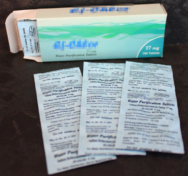 Tableta de dicloroisocianurato de sodio de r&aacute;pida disoluci&oacute;n (tableta de purificaci&oacute;n de agua Aquatabs - Nadcc)