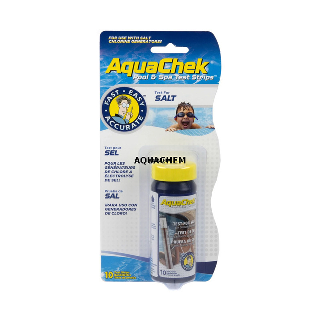 Bandelettes de test de sel (bandelettes de test de chlorure de sodium)