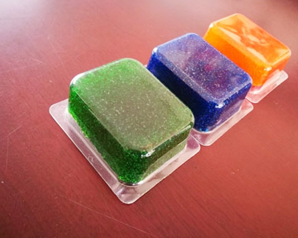 Cubo de gel clarificador de piscina de longa dura&ccedil;&atilde;o